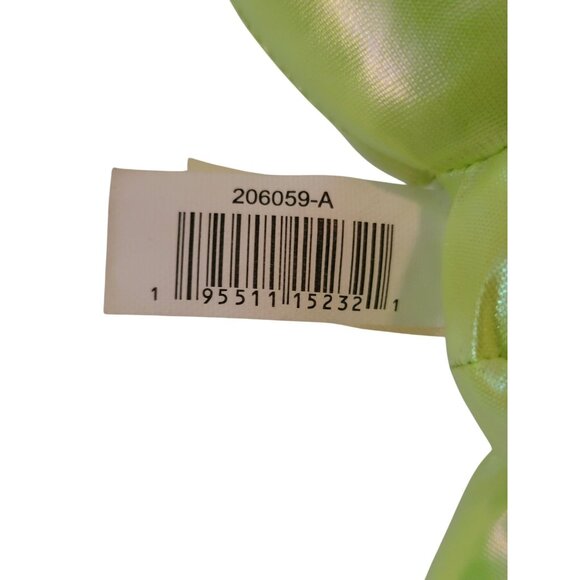 Halloween Iridescent Neon Green Balloon Dog W/ Bat 8" Plush Toy Way to Celebrate - Picture 6 of 8